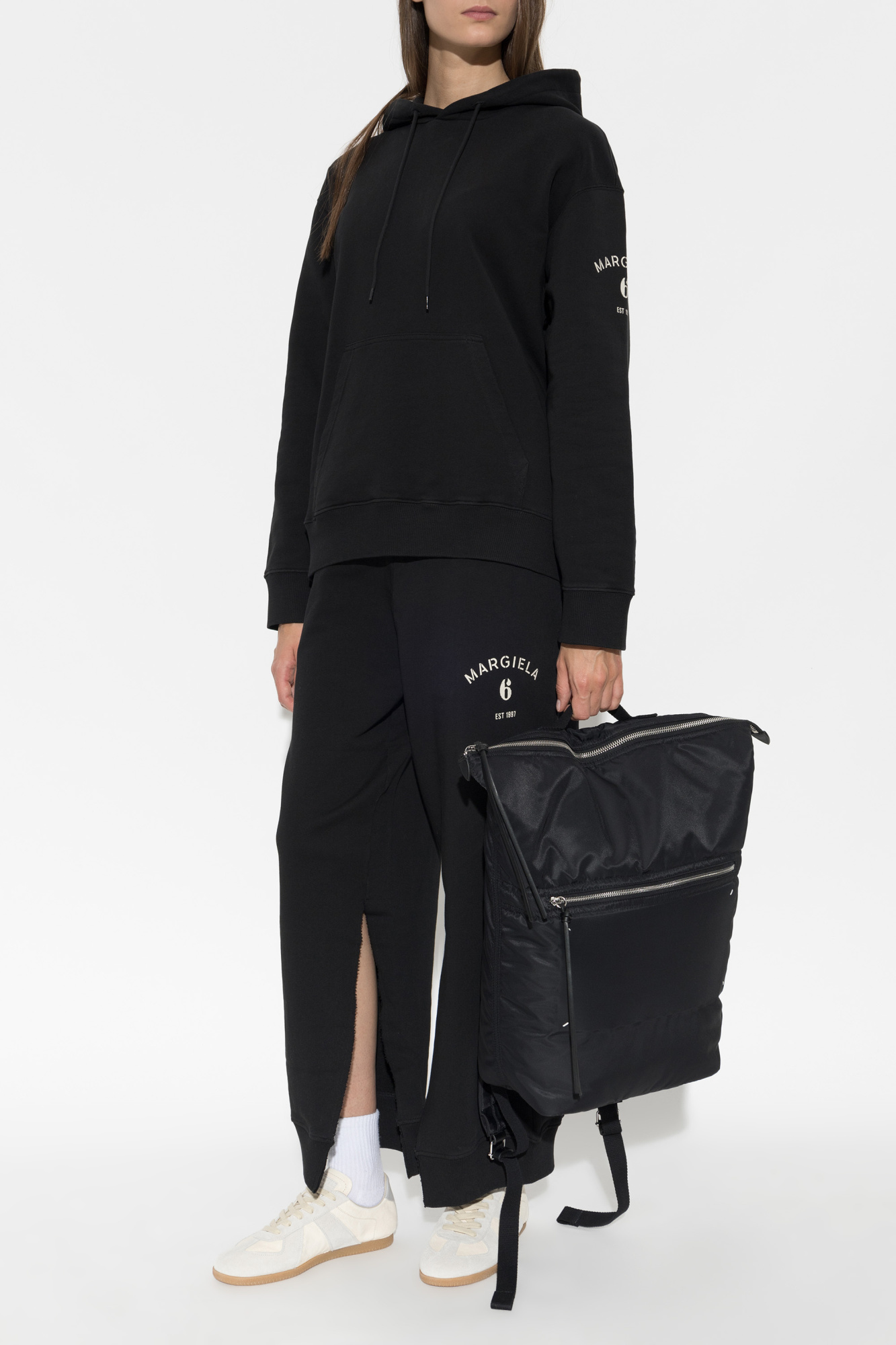 MM6 Maison Margiela Sweatpants with slit legs | Women's | Vitkac